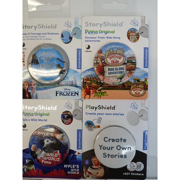 StoryPhones 10 PACK NEW Story Shields Disc Disney Headphones Storytelling SEALED - Picture 3 of 9